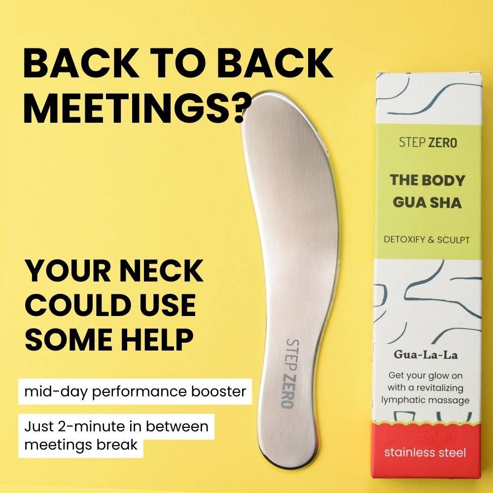 Body Gua Sha | Stainless Steel Massage Tool | Zero Waste