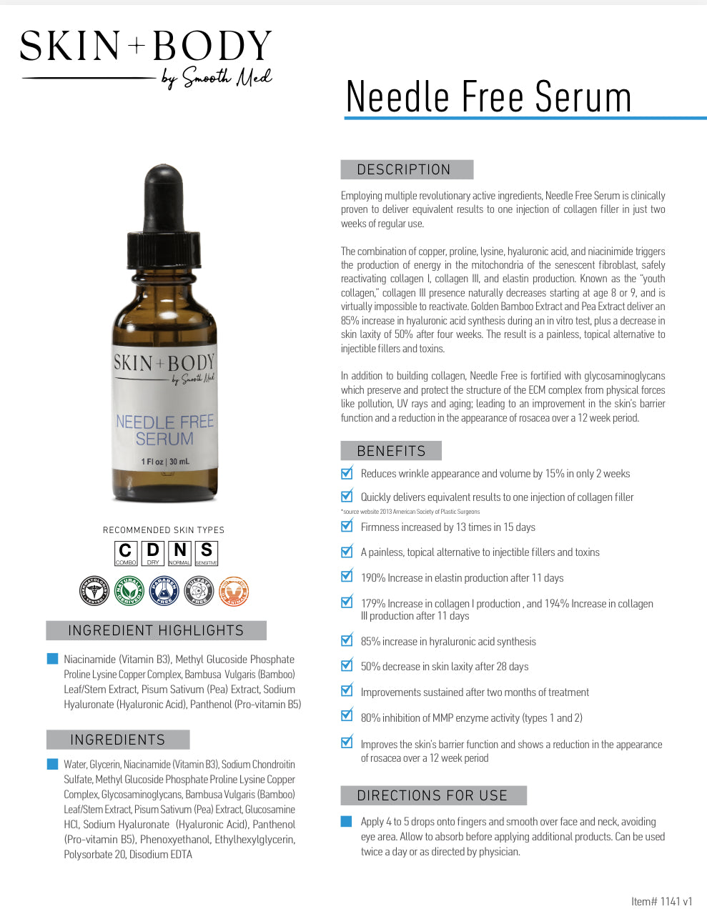Needle Free Serum