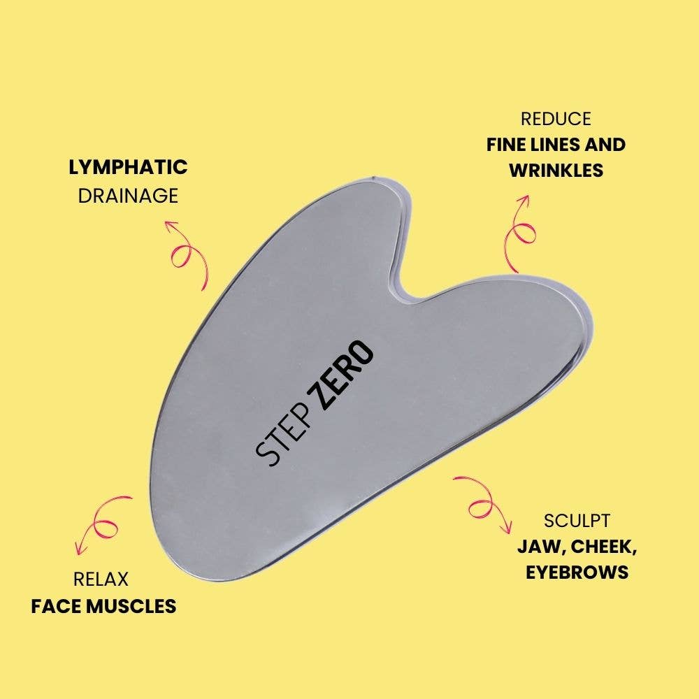 Gua Sha Facial Massage Tool | Stainless Steel Zero Waste