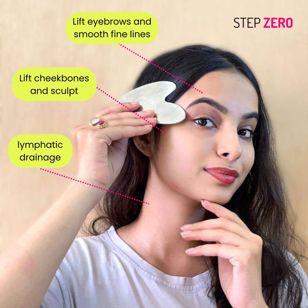 Gua Sha Facial Massage Tool | Stainless Steel Zero Waste