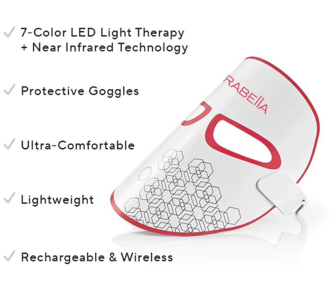 Phototherapy 7-Color LED Facial Mask with Near Infrared