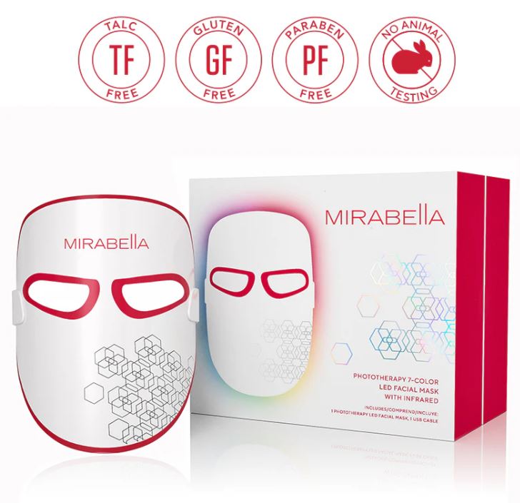 Phototherapy 7-Color LED Facial Mask with Near Infrared