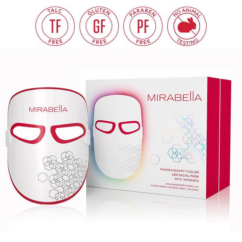 Phototherapy 7-Color LED Facial Mask with Near Infrared
