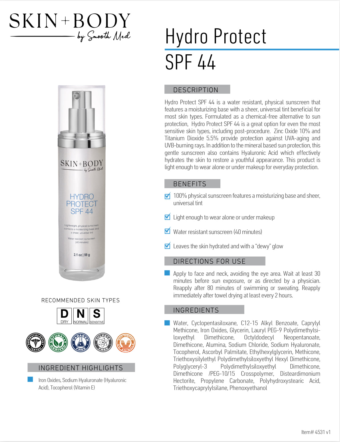 Hydro Protect SPF44