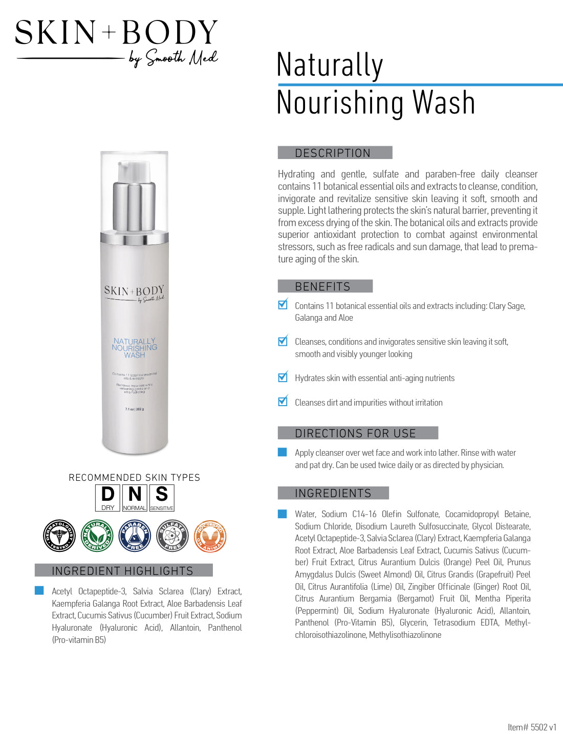 Naturally Nourishing Wash